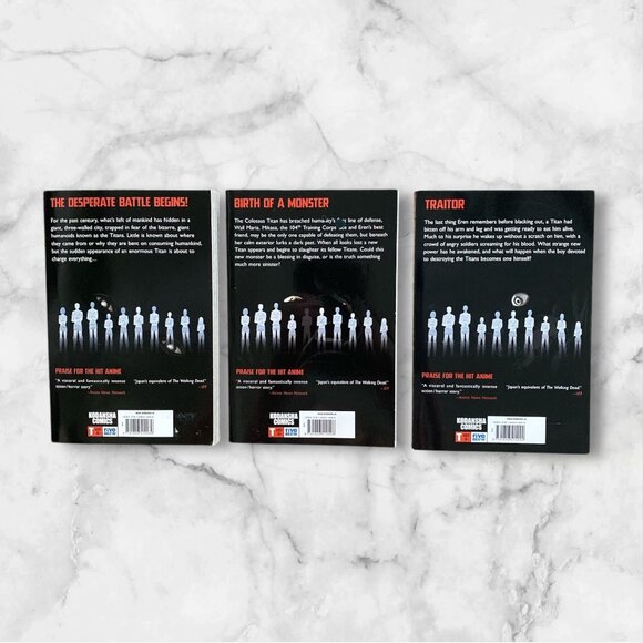 Attack On Titan Manga Volumes 1-3 By Isayama - Picture 2 of 4